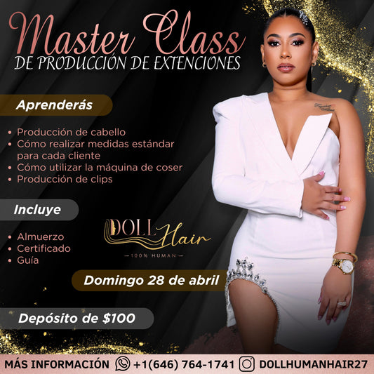 Master class de producion de EXTENCIONES.